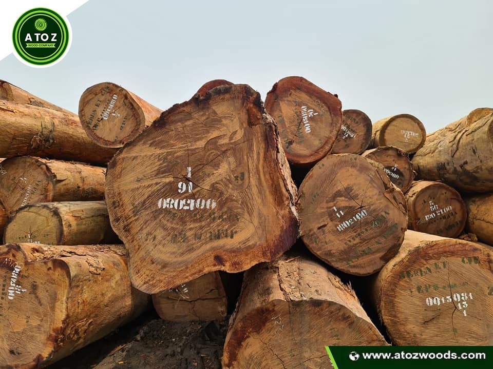 azobe wood logs export