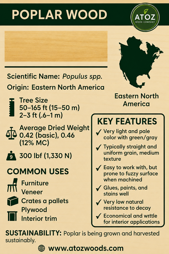 poplar wood