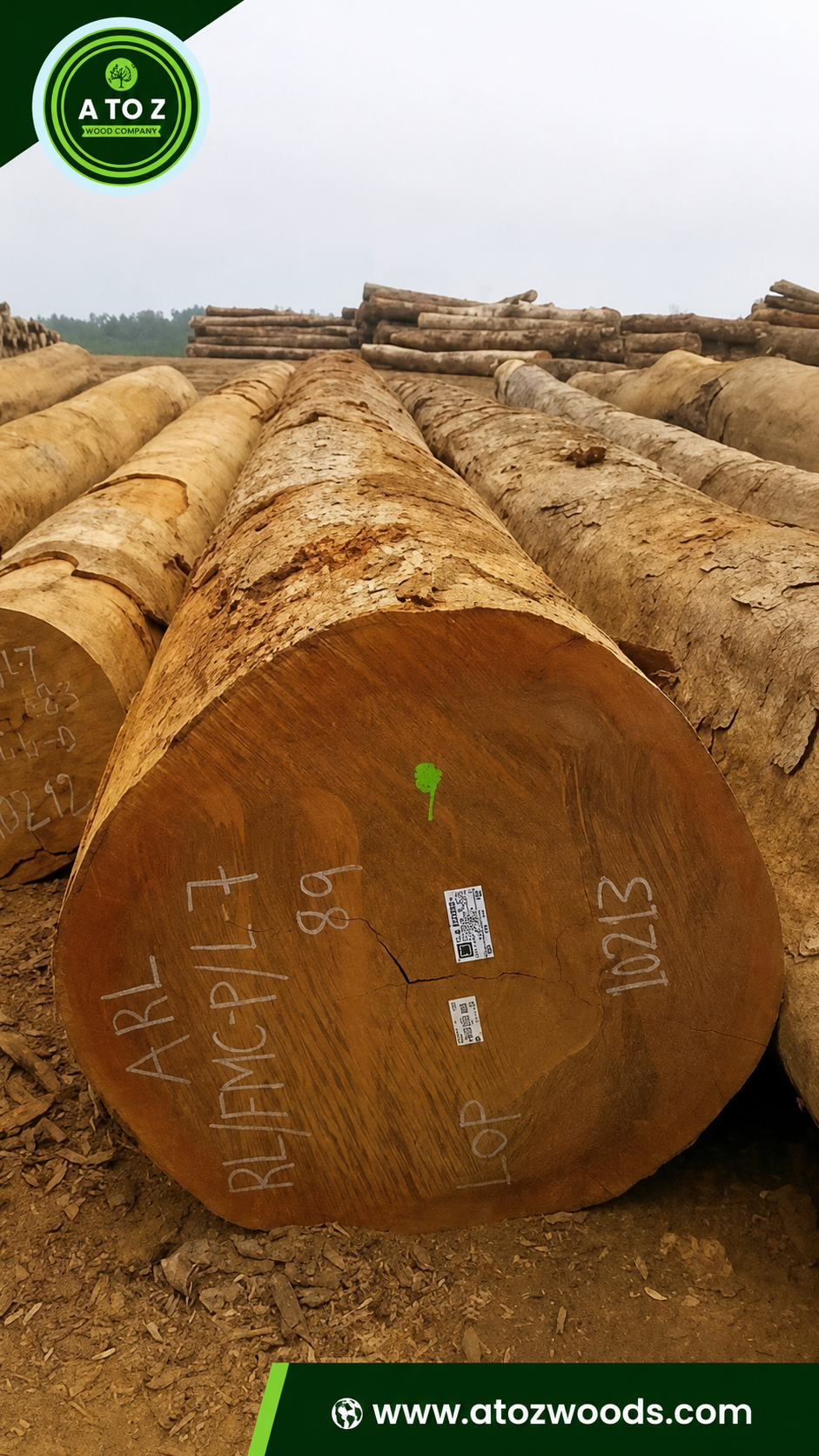 sapele log