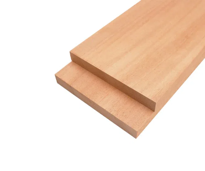 different colors of okoume wood