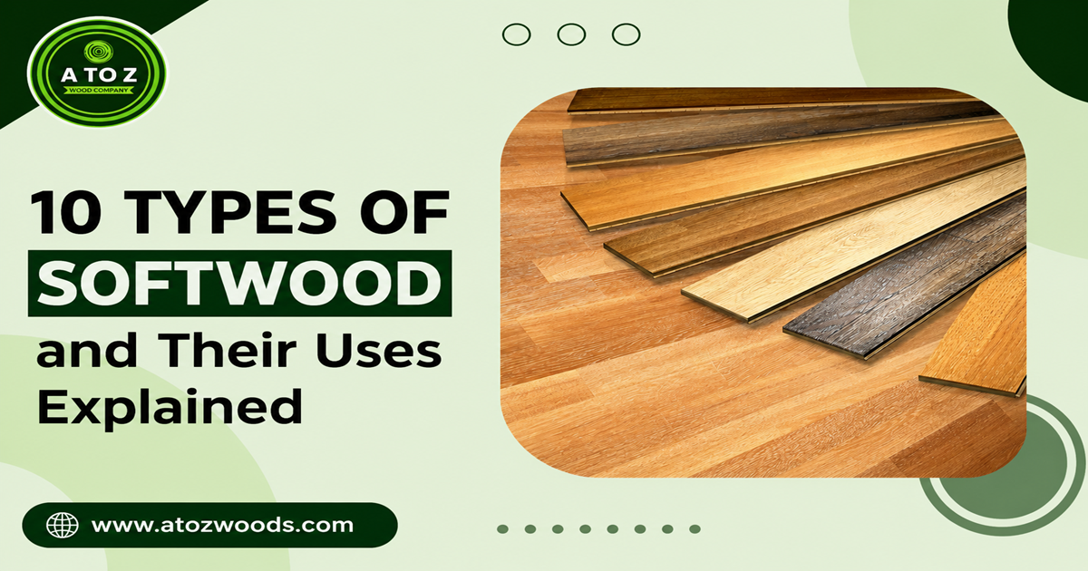 different types of softwood