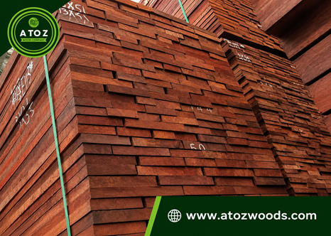 different colors of red meranti wood