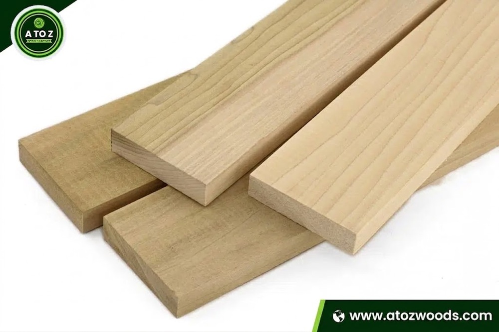 different colors of poplar wood