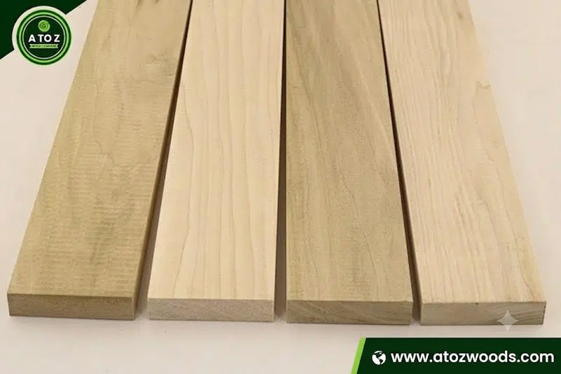different colors of poplar wood