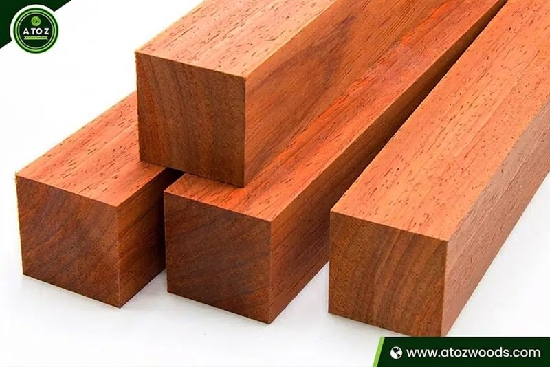 Different Colors of Padauk Wood