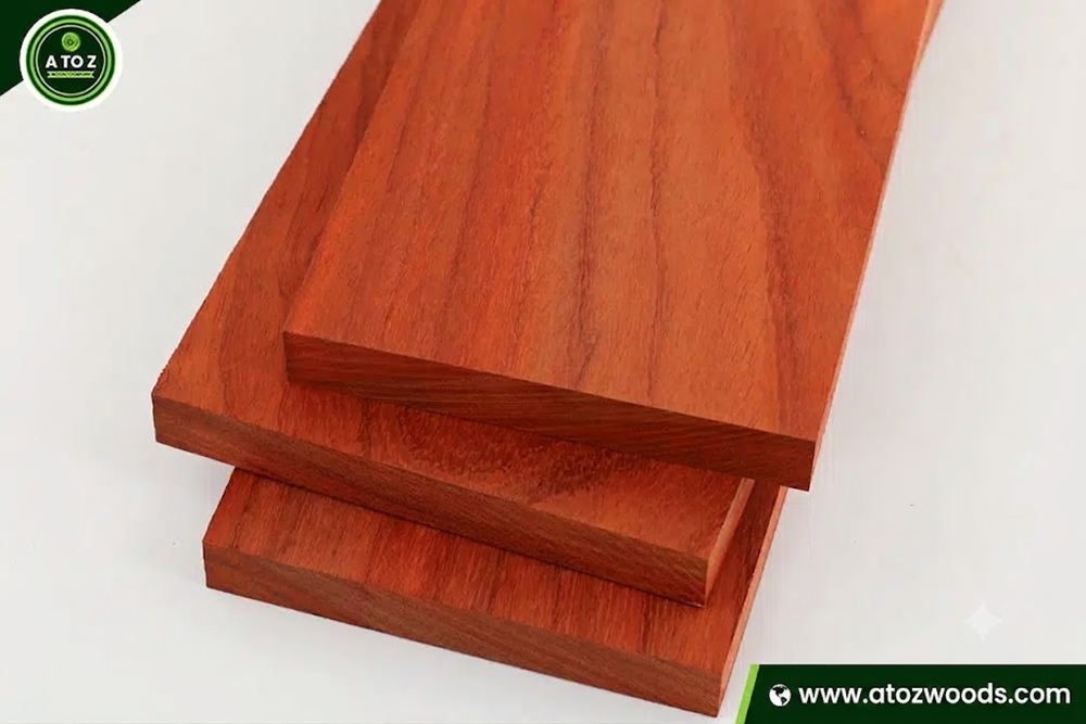Different Colors of Padauk Wood