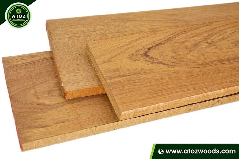 different color teak wood