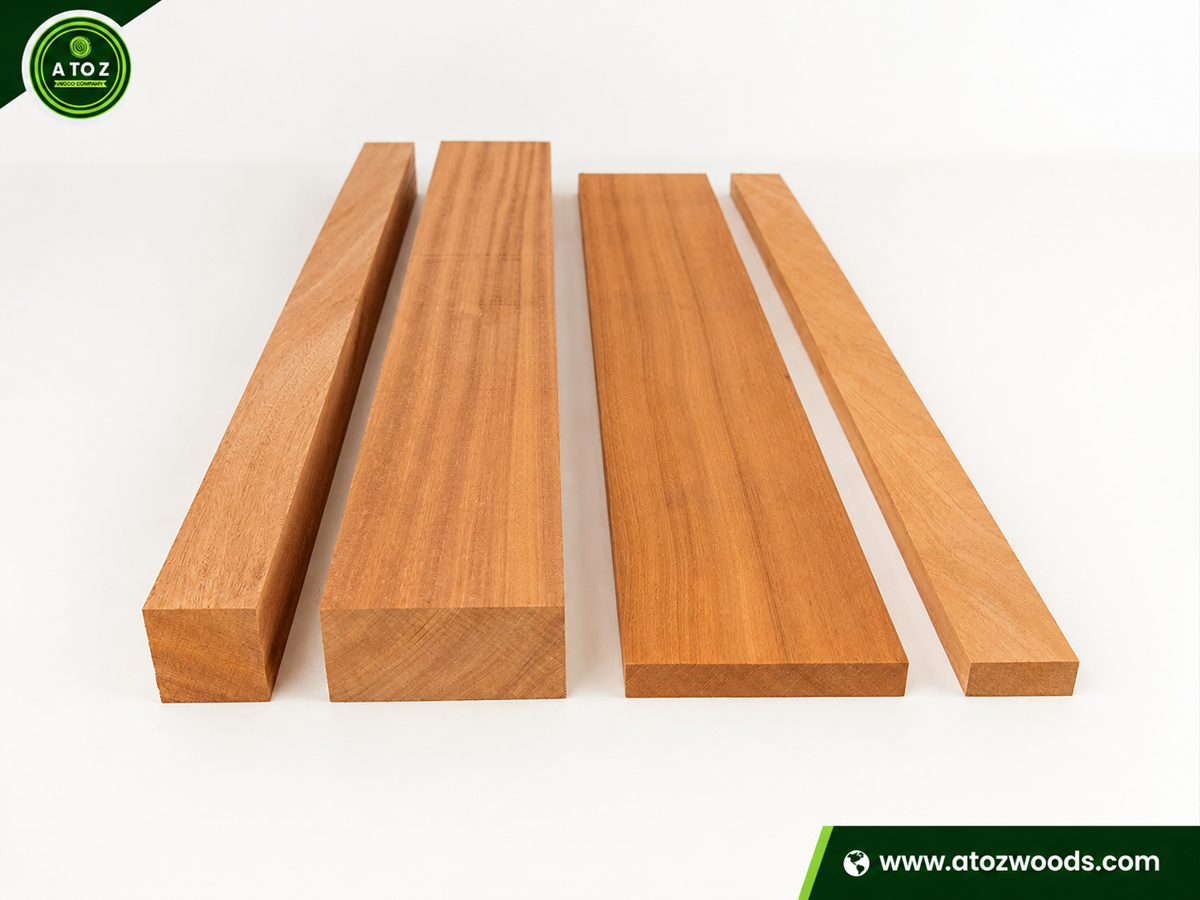 different colors of sapele wood