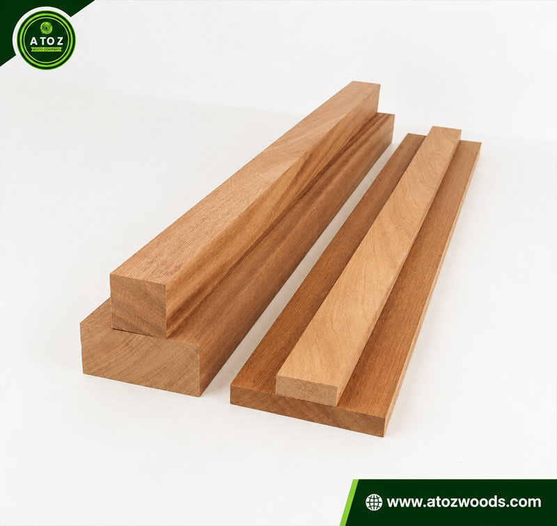 different colors of sapele wood