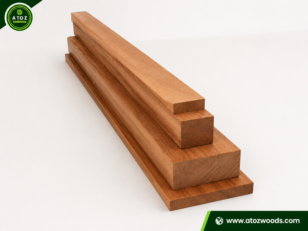 different colors of sapele wood