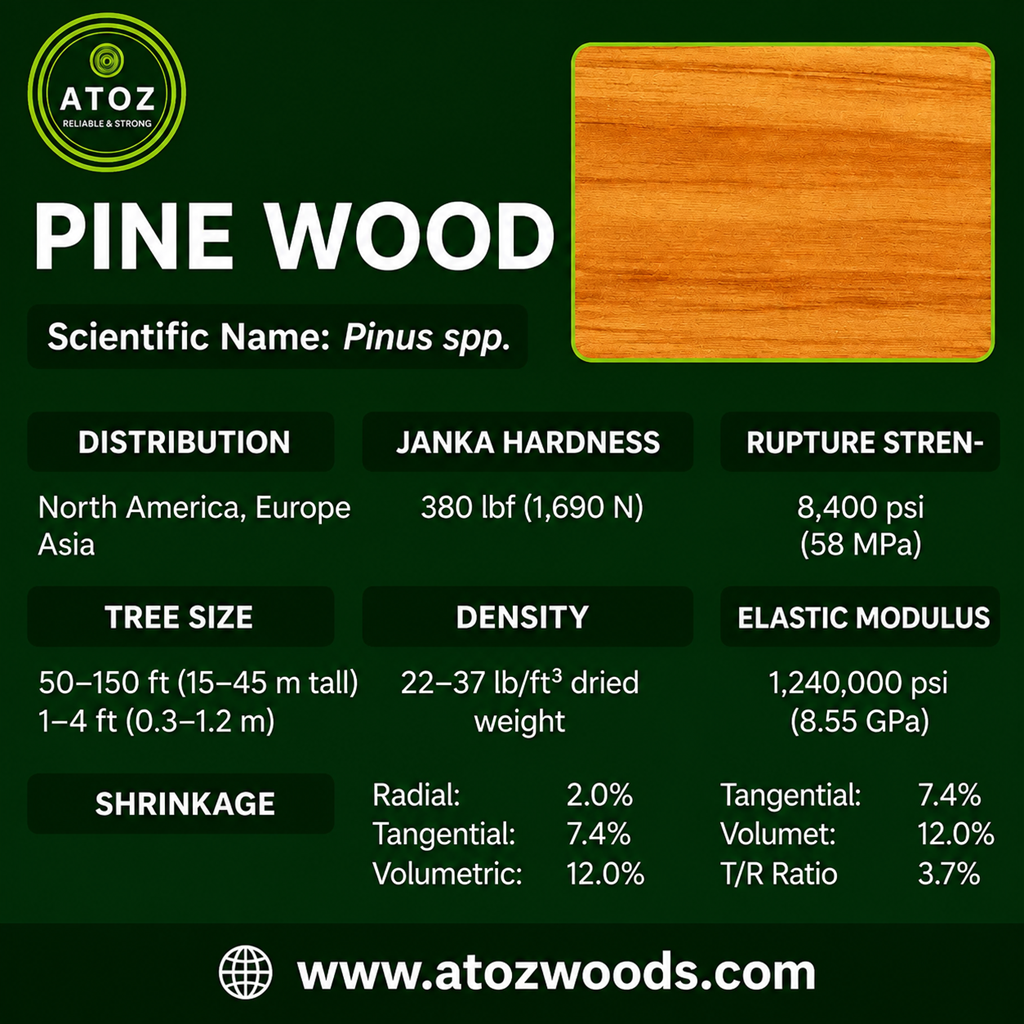 properties of pine wood