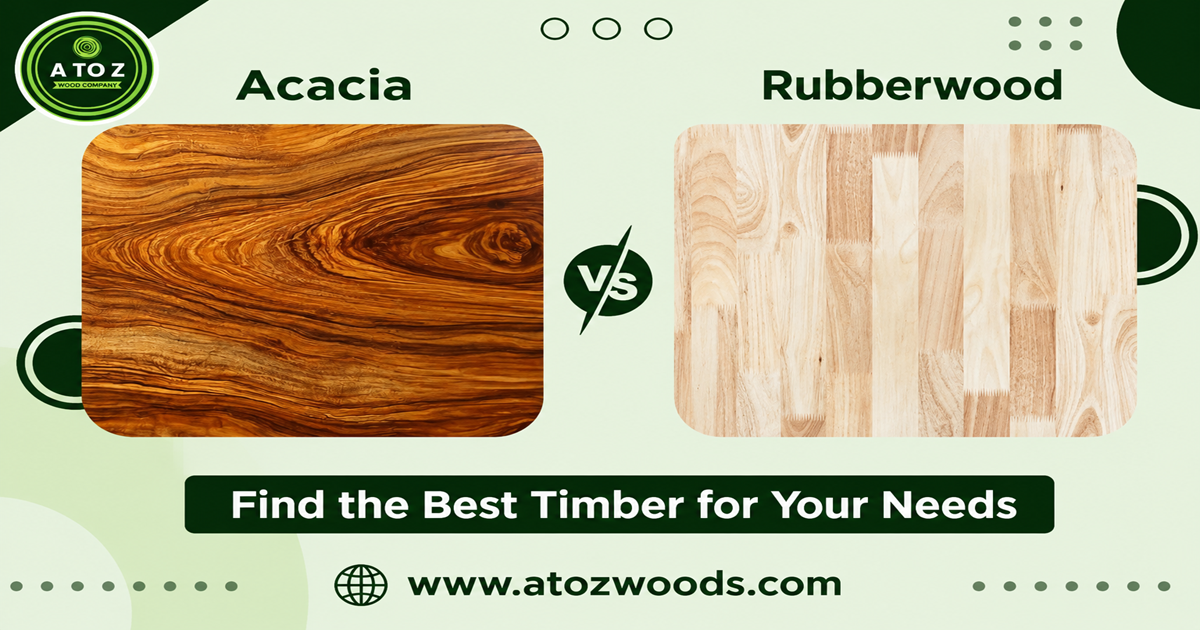 acacia vs rubberwood