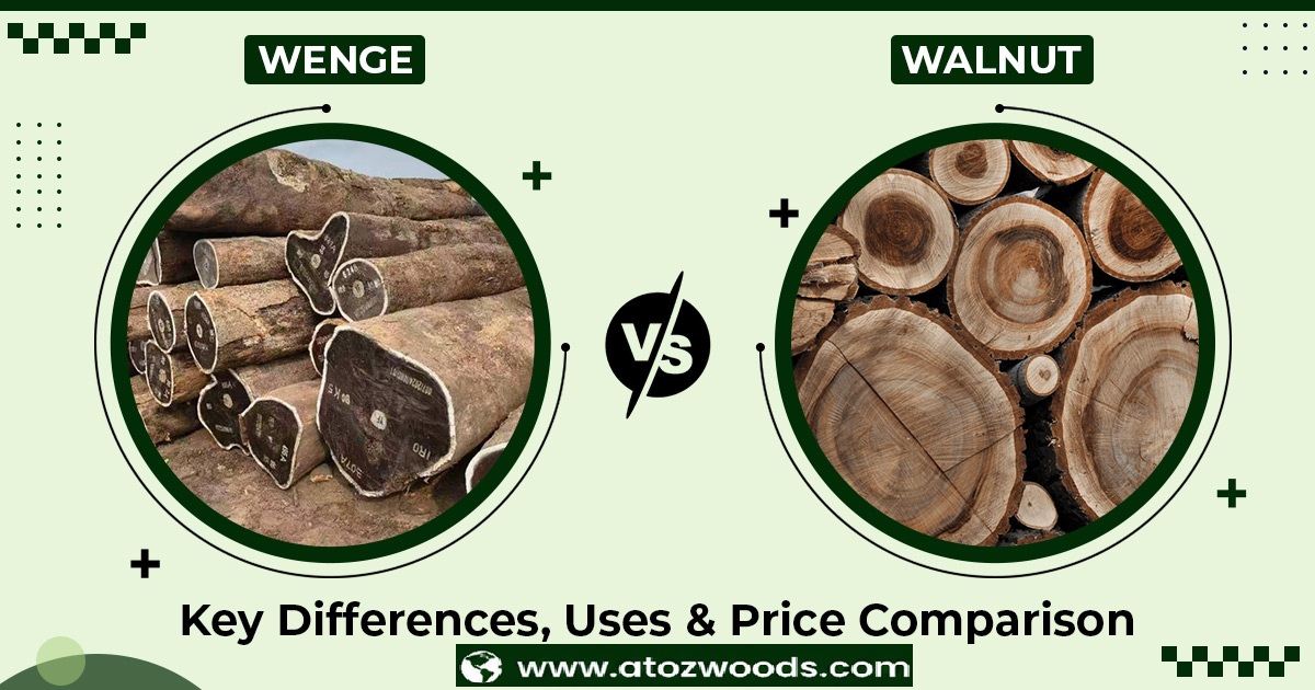 Wenge vs Walnut wood