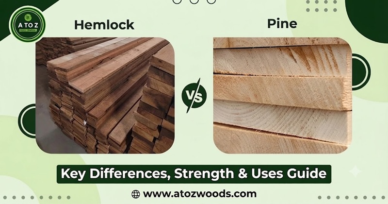 hemlock vs pine wood