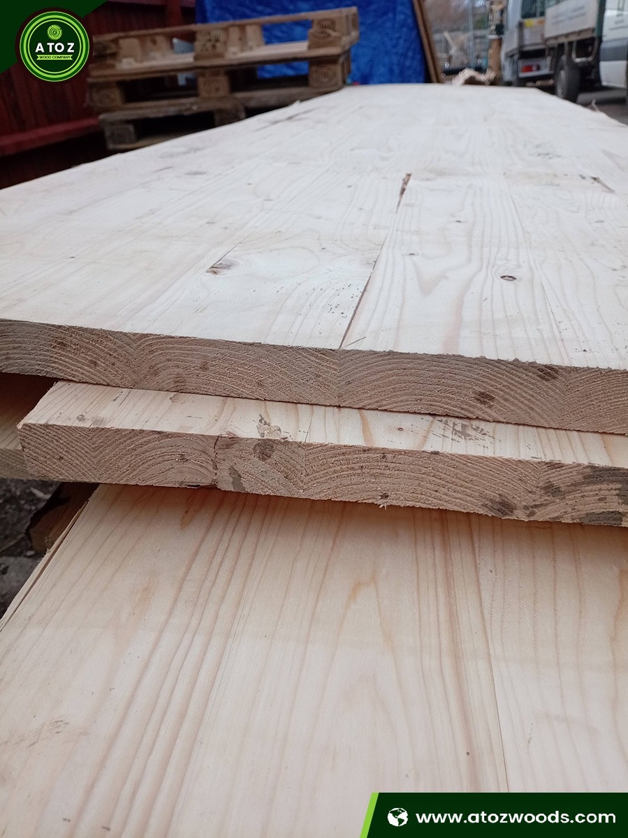 white pine wood slabs